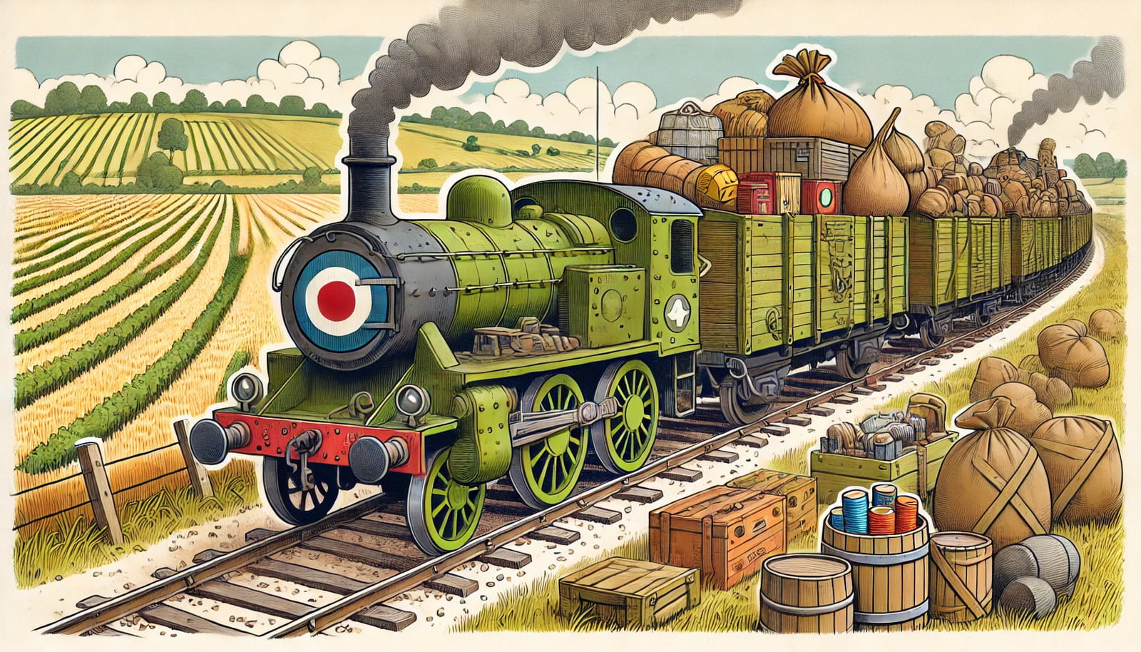 How Resources Were Moved and Supplied During World War 2.